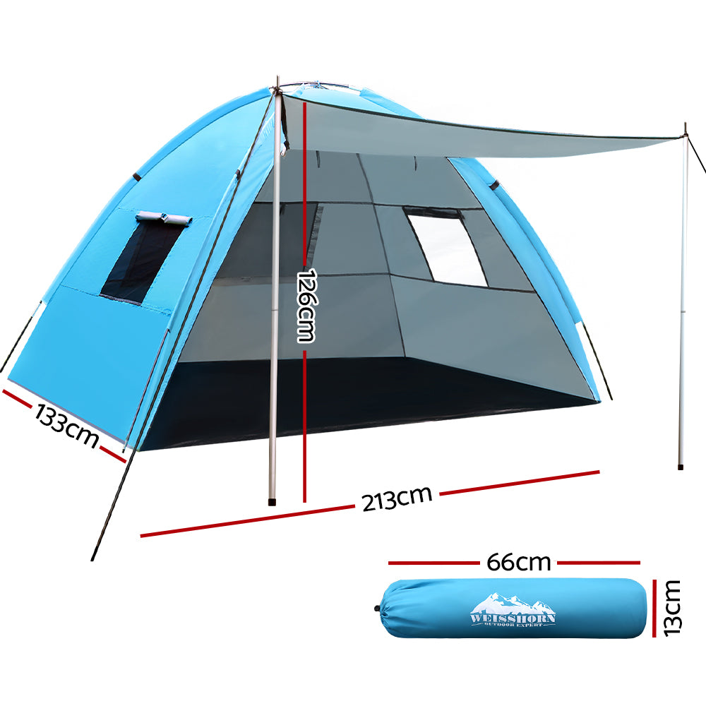 Weisshorn Beach Tents Hiking Sun Shade Shelter 2-4 Person