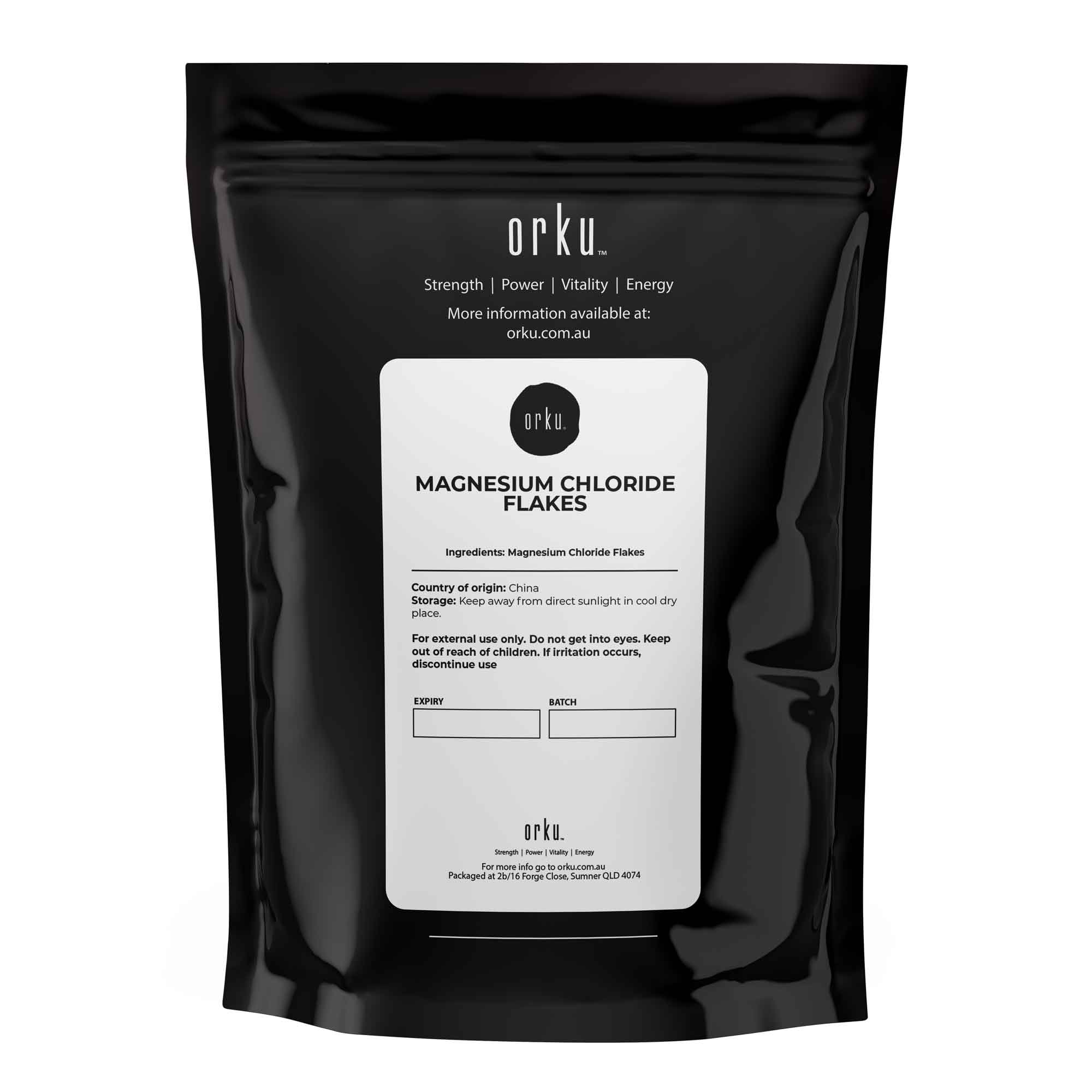 2Kg Magnesium Chloride Flakes Hexahydrate - Pure Food Grade Dead Sea Bath Salt
