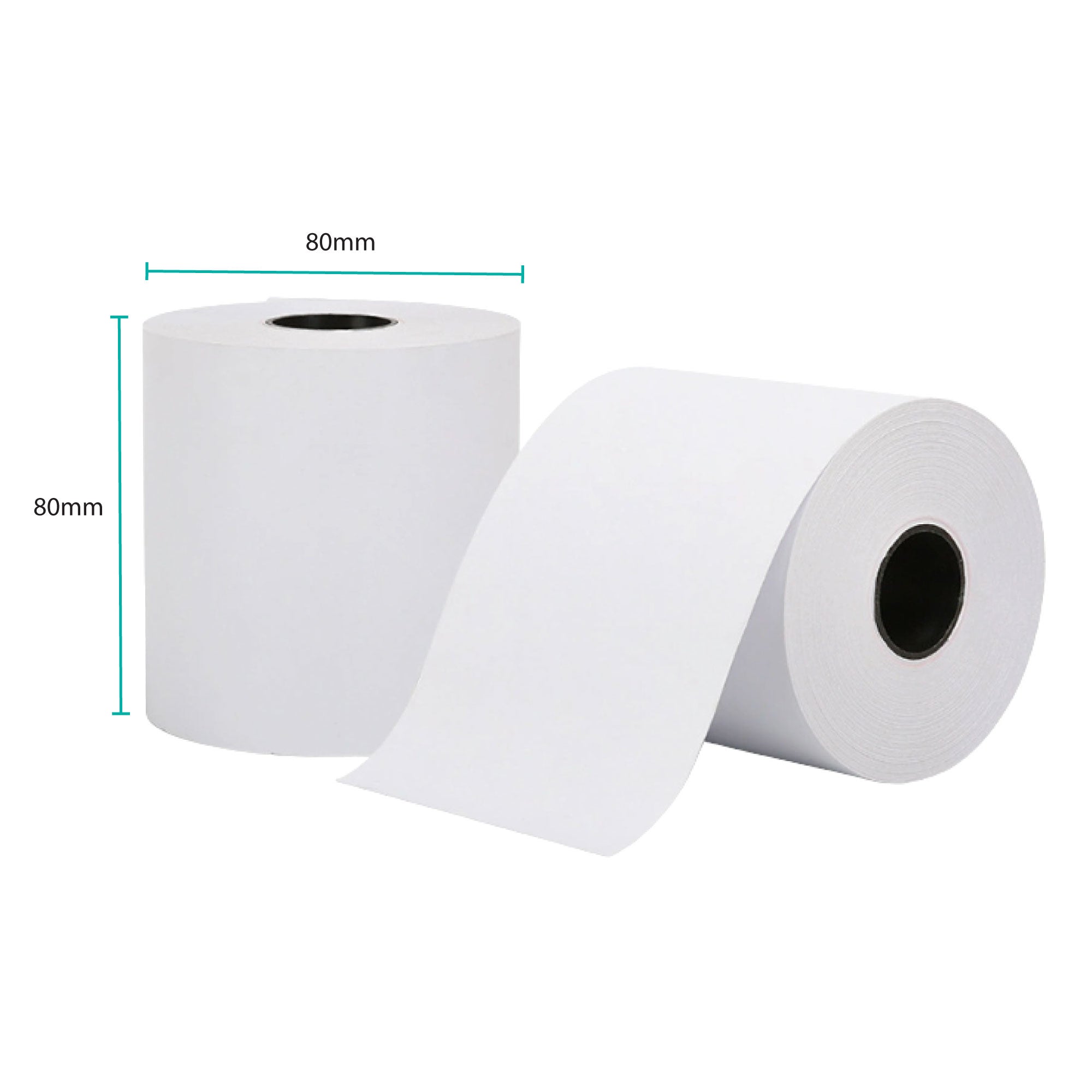 60x Thermal Paper Rolls 80x80mm - 47.5m Register EFTPOS POS Receipt Bulk