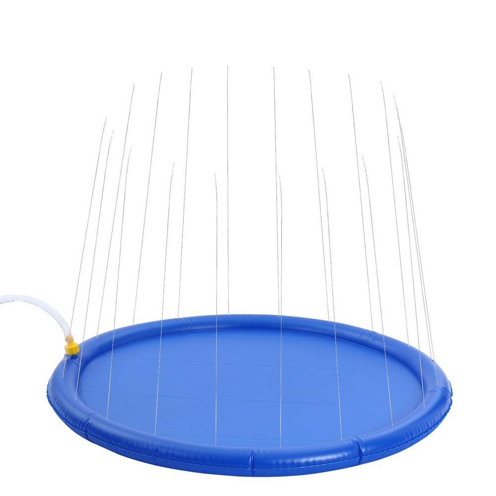 YES4PETS 100cm Pet Sprinkler Water Splash Pad Dog/Cat Cooling Pond/Outdoor Toy