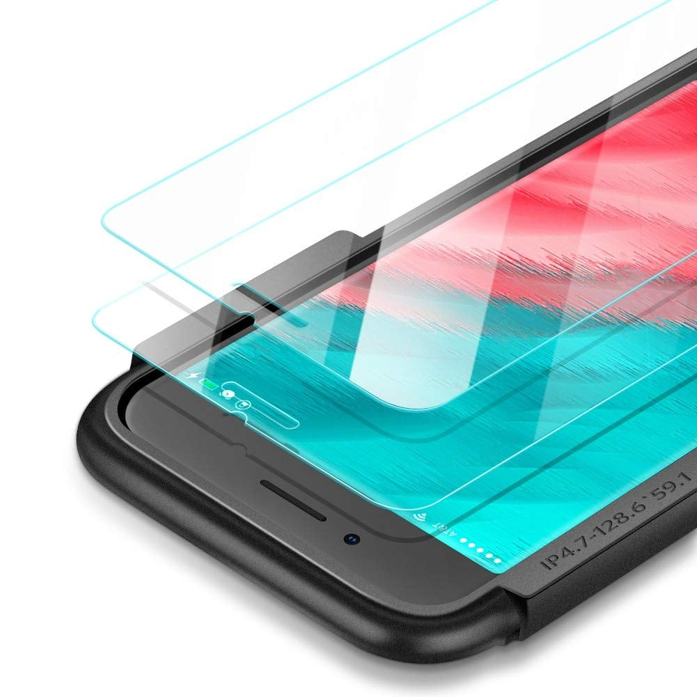 UGREEN 2.5D Round Edge HD Screen Protector, 2 Pack Tempered Glass for iPhone 6/6S/7/8 - 4.7 inch 60394