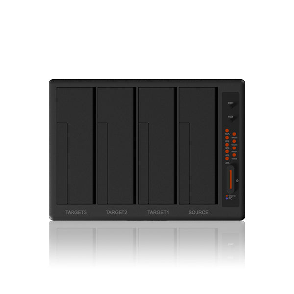 ICY BOX 4 bay JBOD docking and cloning station with USB 3.0 for SATA hard disks and SSDs (IB-141CL-U3)