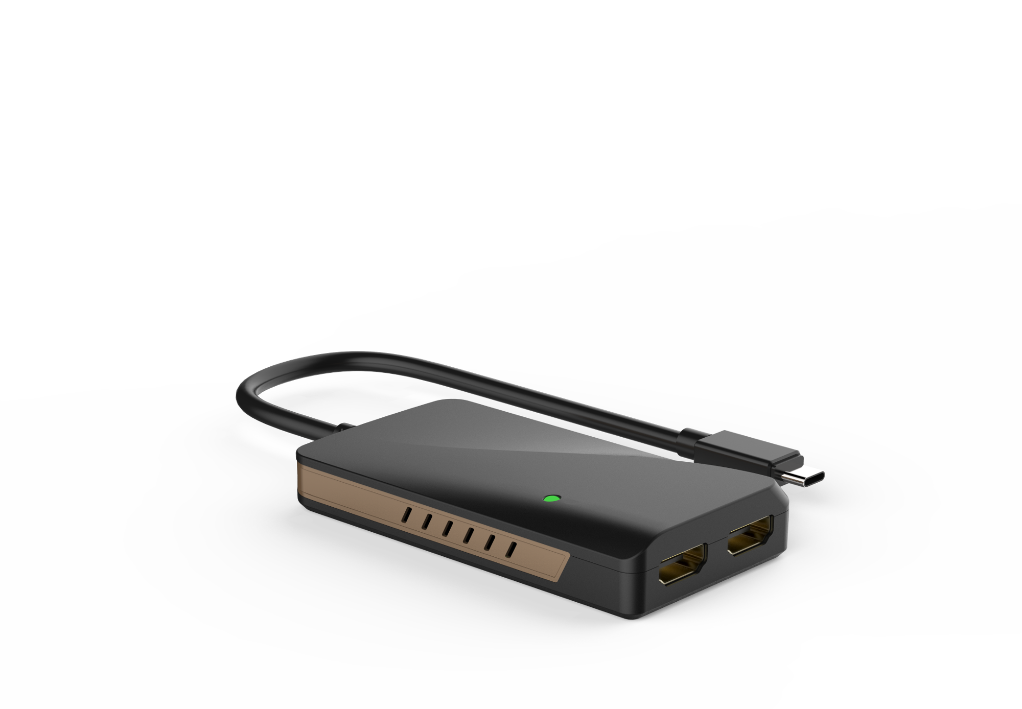 WINSTAR WS-UTA01H Thunderbolt 3 USB-C to dual 4K HDMI Adapter