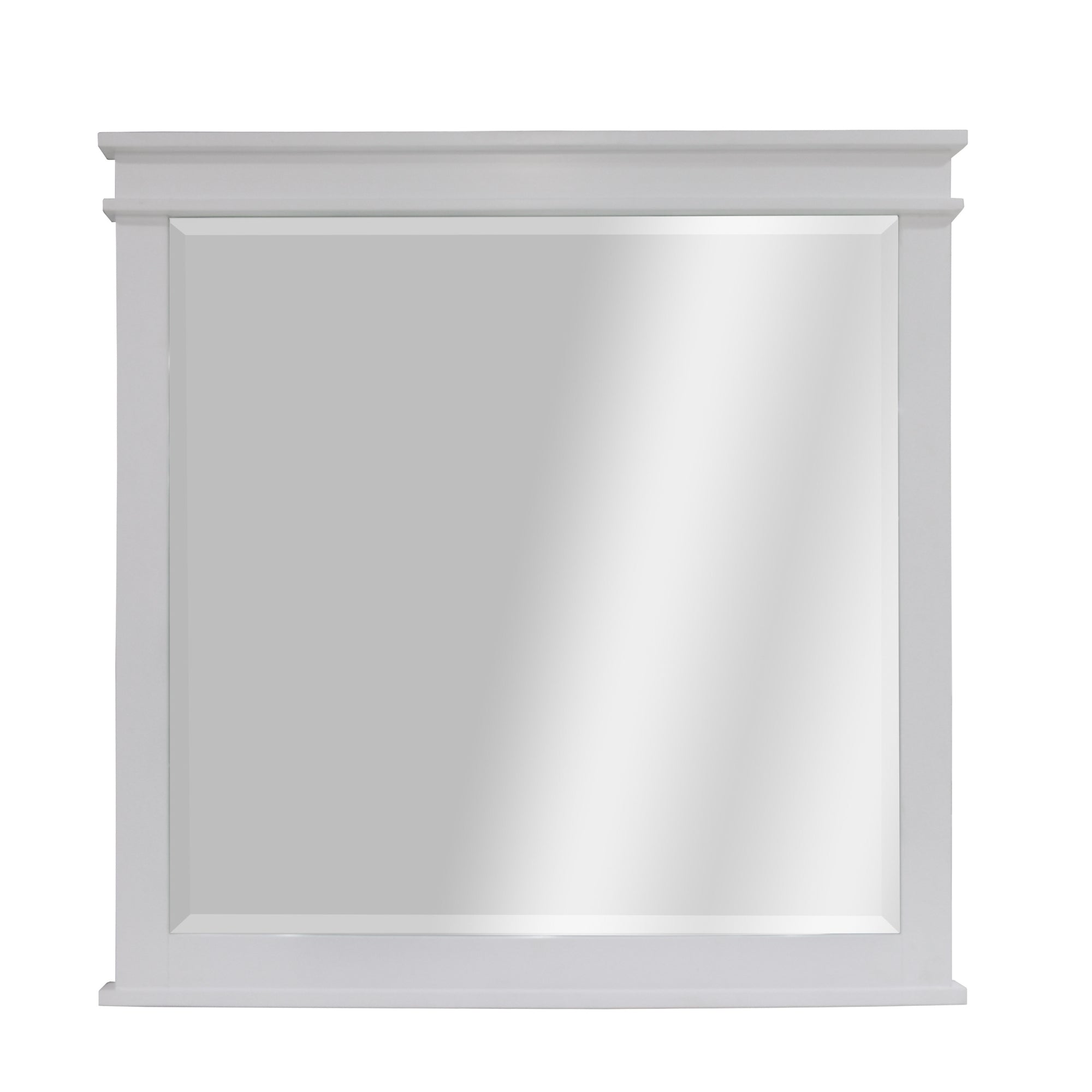 Lily Dresser Mirror Vanity Dressing Table Solid Pine Wood Frame - White