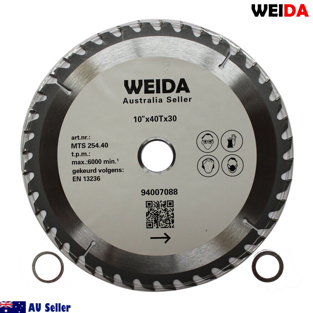 3x 254mm Wood Circular Saw Blade Cutting 10’’40T Bore 30/25.4/22.23mm K 2.8mm