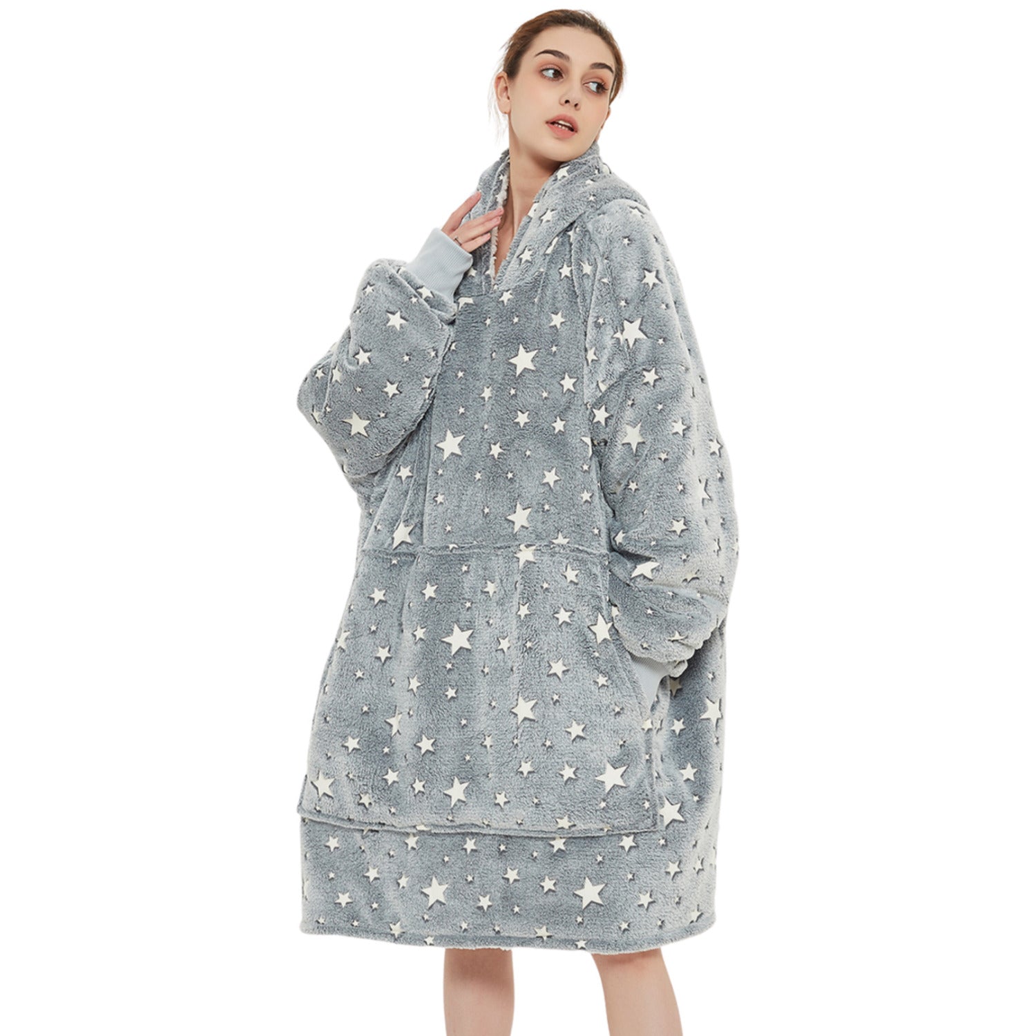 GOMINIMO Hoodie Blanket Glow In Dark Star