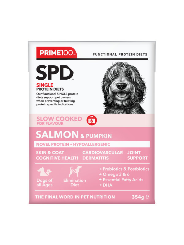 Prime100 - SPD Slow Cooked Salmon & Pumpkin - TRAY OF 12