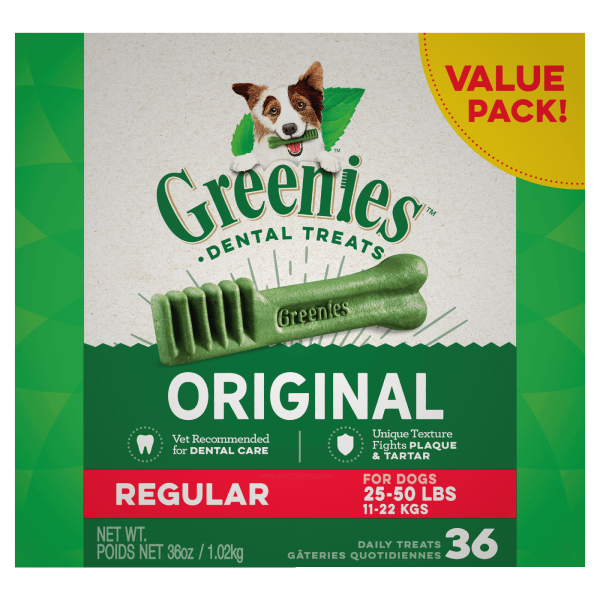 Greenies - Dental Dog Treats - Original - Value Pack
