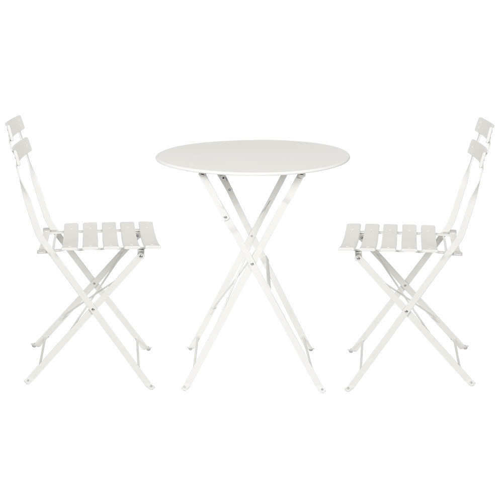 Gardeon Outdoor Setting Bistro Set Table and Chairs Folding Patio Furniture
