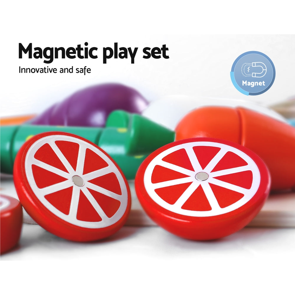 Keezi Kids Kitchen Set Pretend Play Wooden