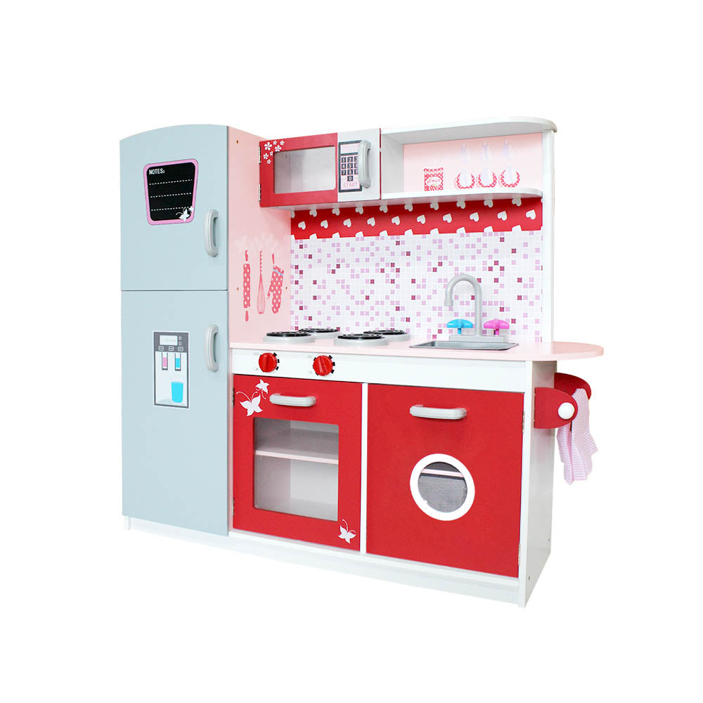 Keezi Kids Kitchen Set Pretend Play Wooden