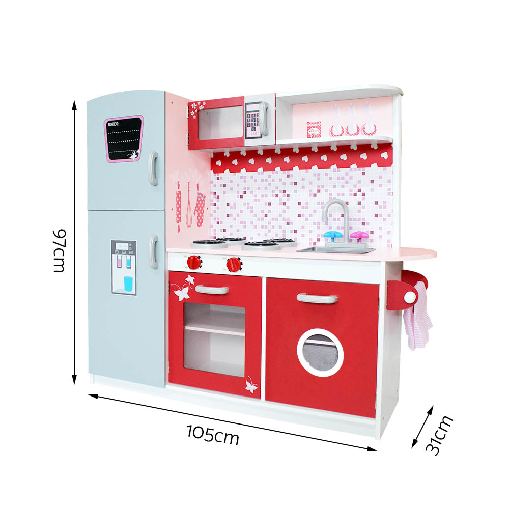 Keezi Kids Kitchen Set Pretend Play Wooden