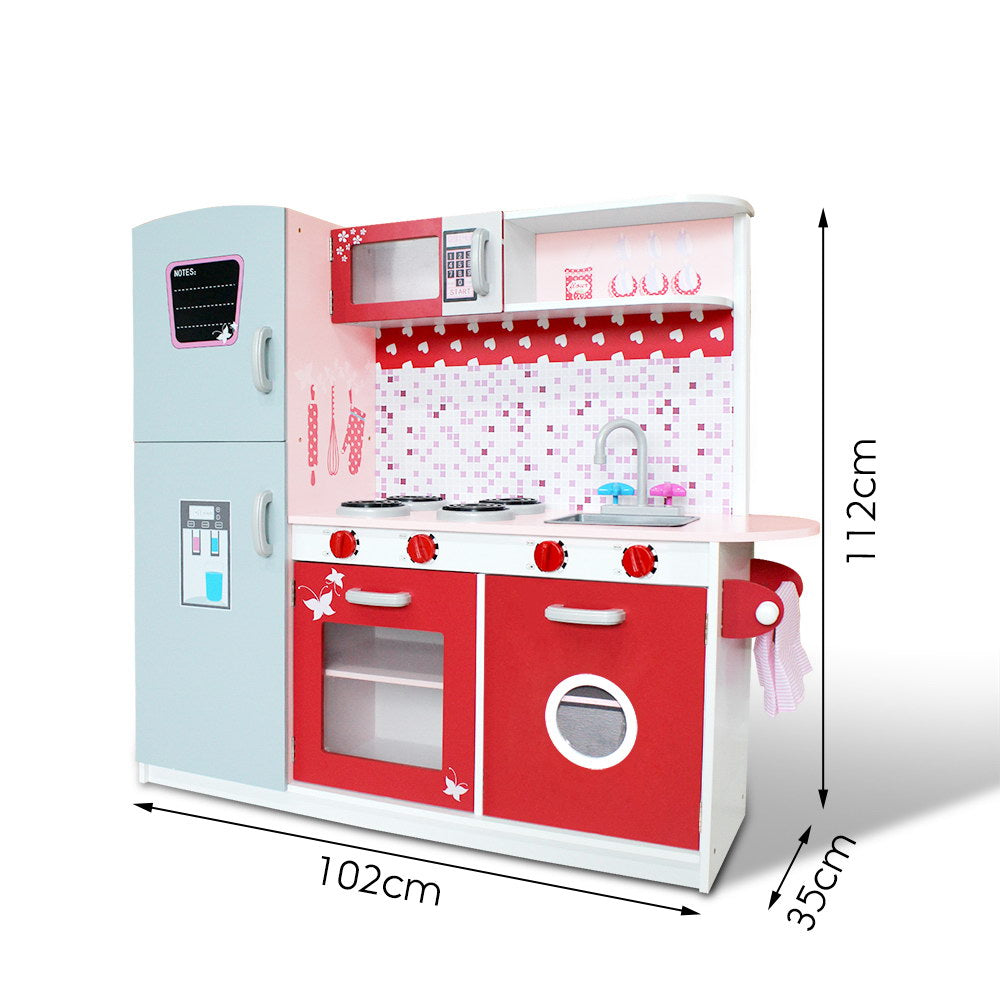 Keezi Kids Kitchen Set Pretend Play Wooden