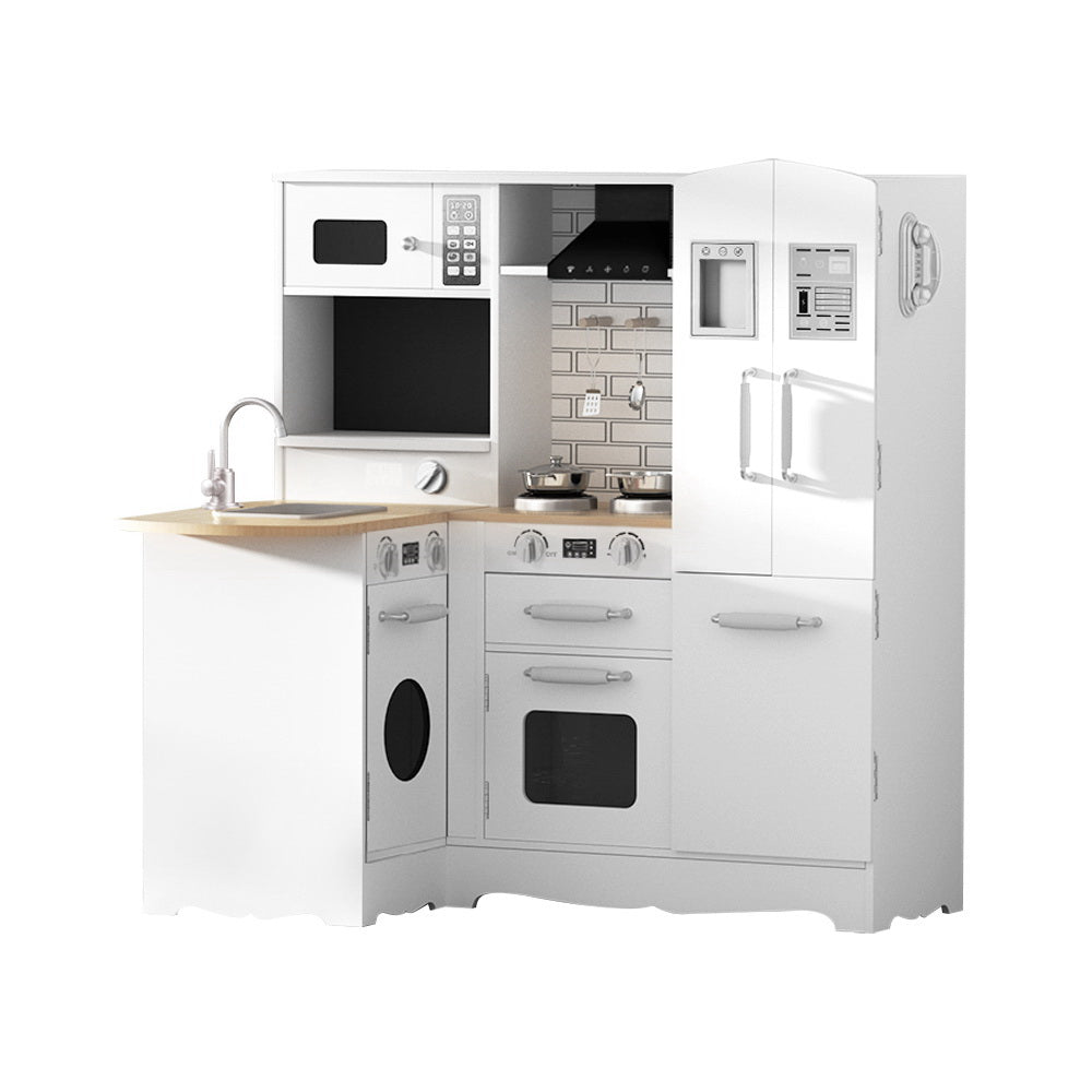 Keezi Kids Kitchen Set Pretend Play Wooden