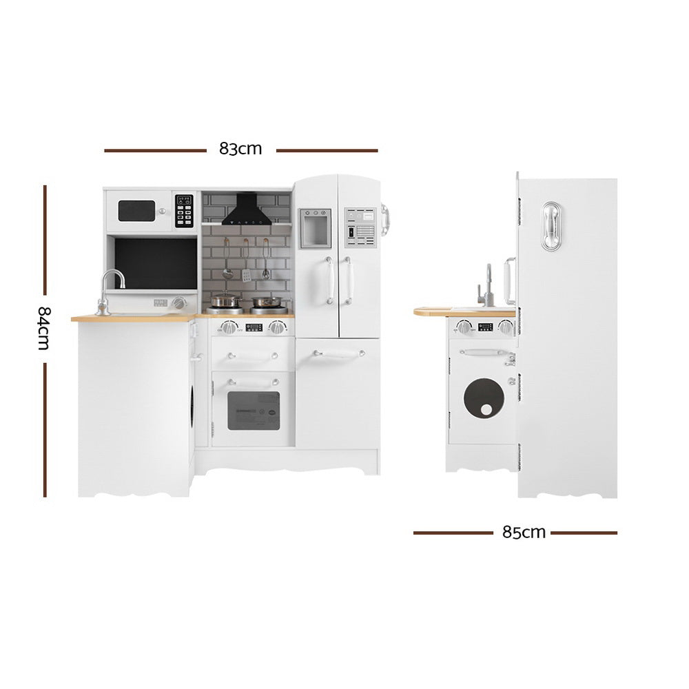 Keezi Kids Kitchen Set Pretend Play Wooden