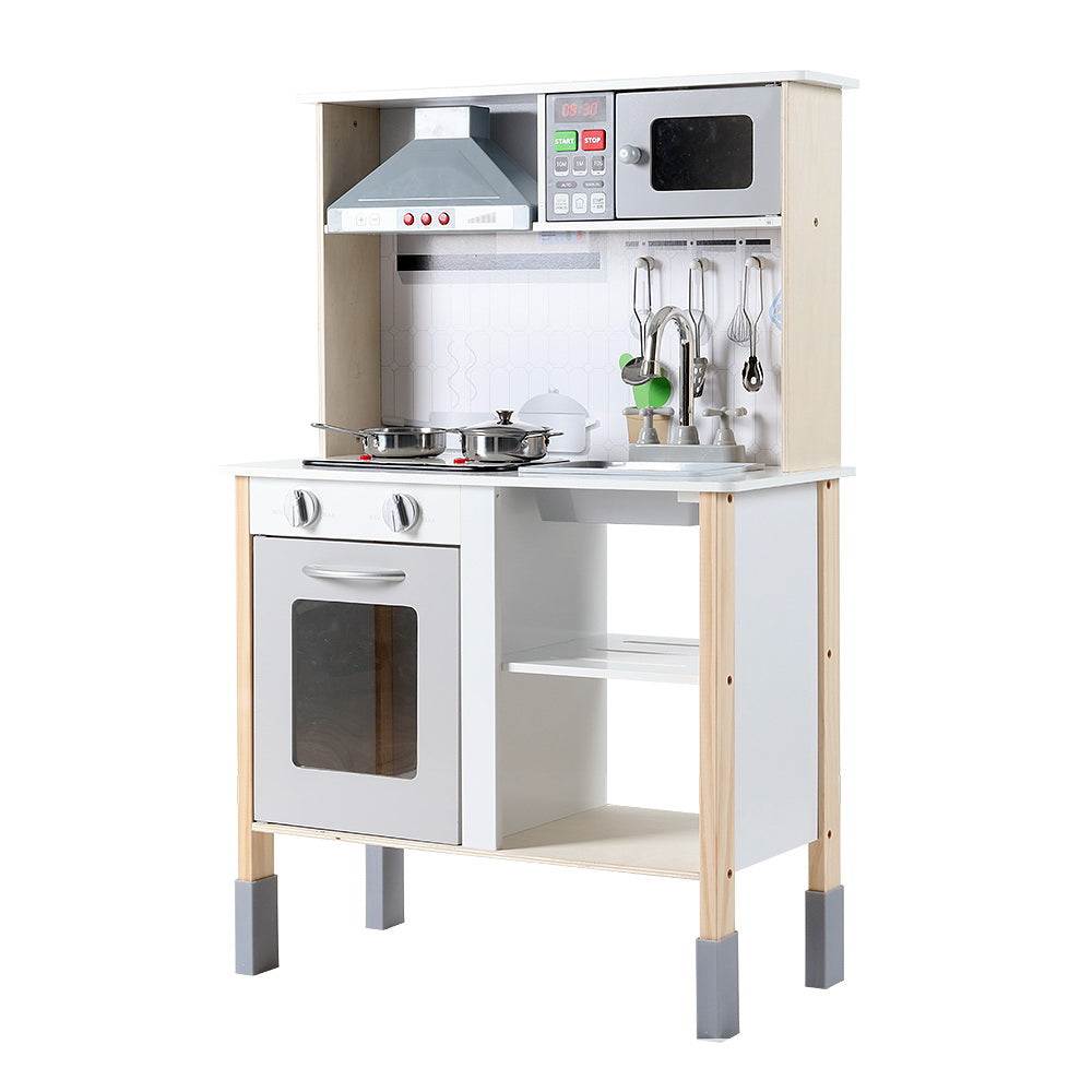 Keezi Kids Kitchen Set Pretend Play Wooden