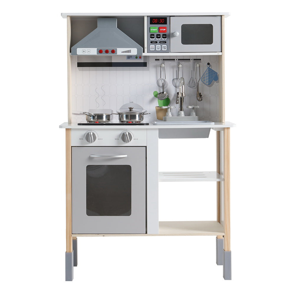 Keezi Kids Kitchen Set Pretend Play Wooden
