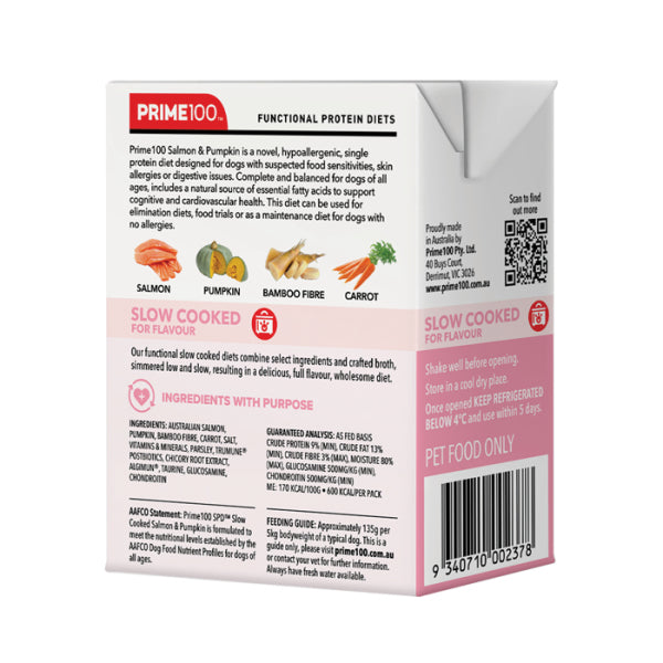 Prime100 - SPD Slow Cooked Salmon & Pumpkin - TRAY OF 12