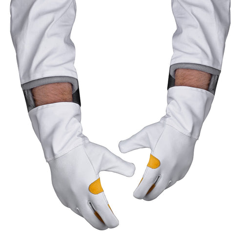 Beekeeping Bee Gloves Cow Hide Ventilated  Heavy Duty Gloves  XL