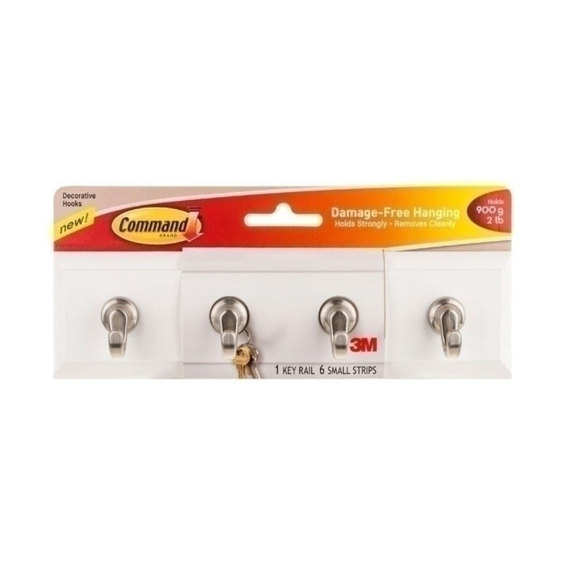 COMMAND Key Rail HOM18Q Box of 2