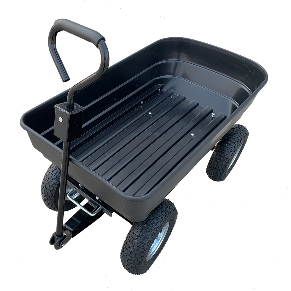 Kartrite Garden Dump Cart Dumper Wagon Carrier Wheel Barrow  125L/300kg
