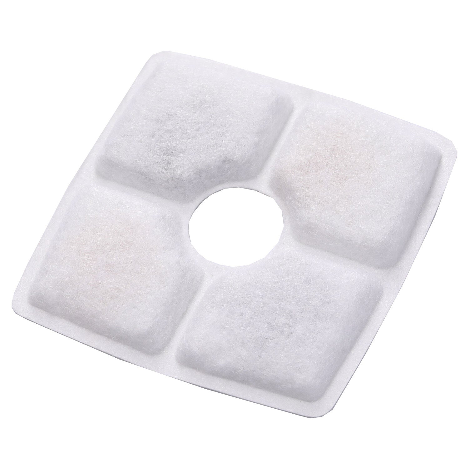 YES4PETS 8 x Pet Dog Cat Fountain Filter Replacement Activated Carbon Ion Exchange Resin Triple Filtration System Automatic Water Dispenser Compatible