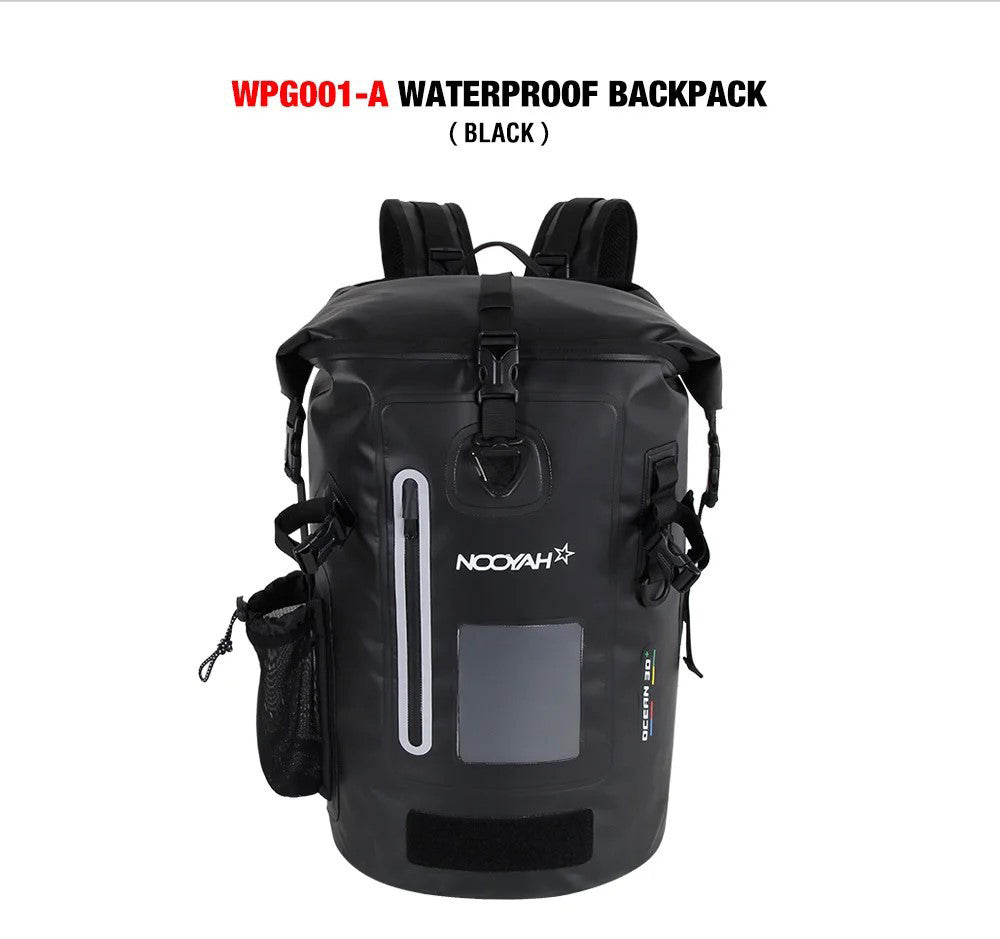 NOOYAH IPX8 Waterproof Bike Cycle Outdoor Sports Backpack Double-Layer Waterproof Bag  YELLOW