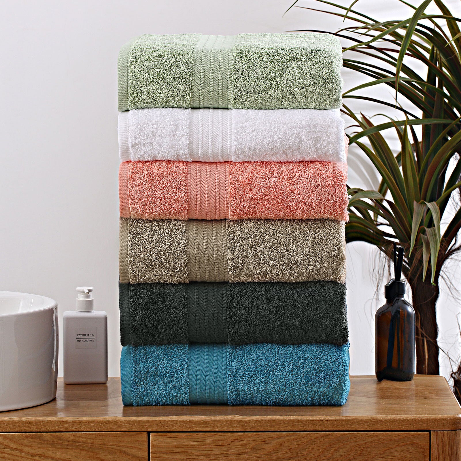 Linenland Extra Large Bath Sheet Towel 89 x 178cm - Coral