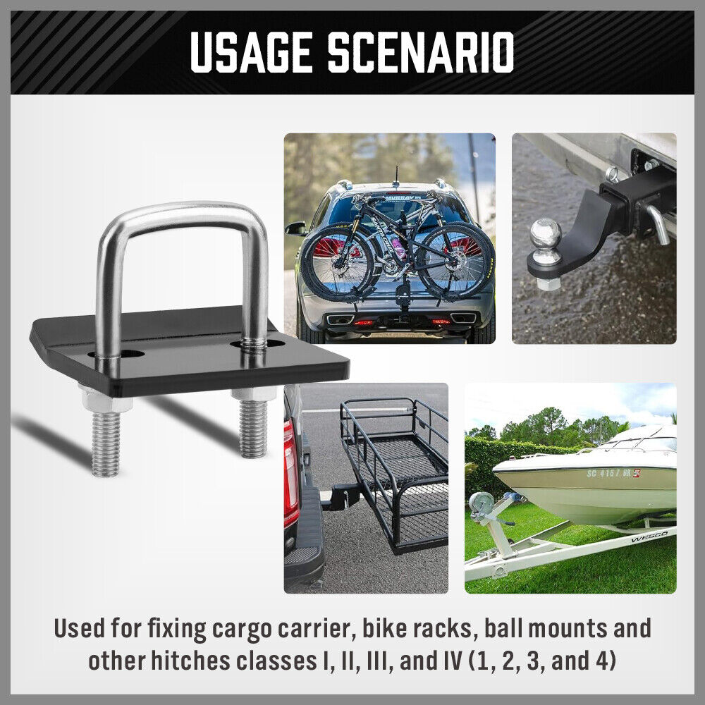 Anti Rattle Tow Bar Hitch Tongue Stabilizer Tightener Bracket Caravan Trailer