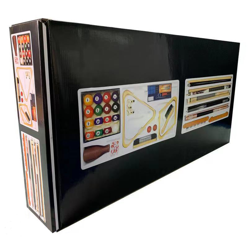 Premium Snooker Pool Billiard Accessories Kit - Pro Ash Cues Scoreboard Upgraded