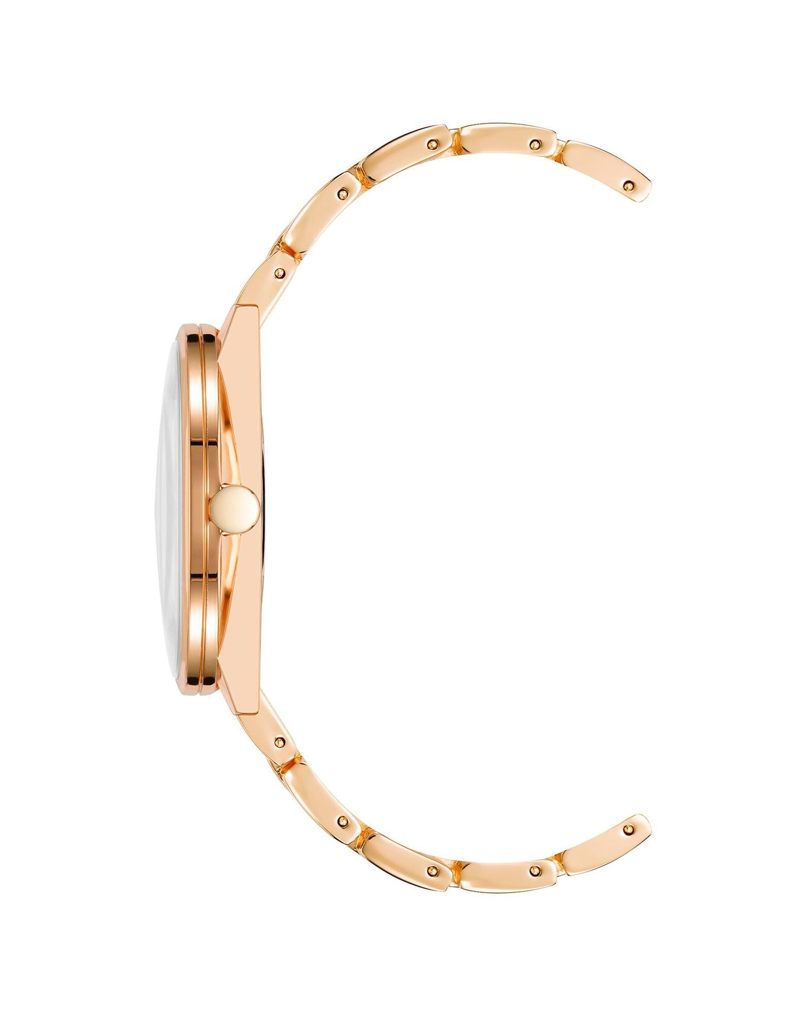 Rose Gold Analog Quartz Womens Watch One Size Women