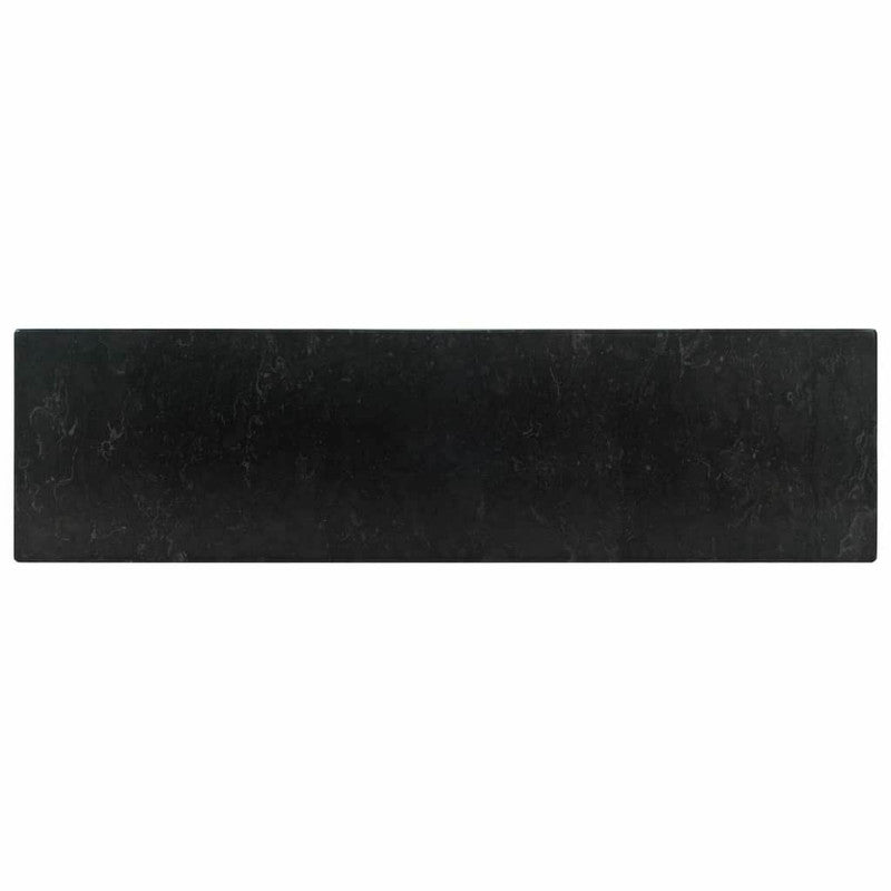2021 Hand Crafted Marble Nature stone wash basin Black wall hung 500*350*120 mm
