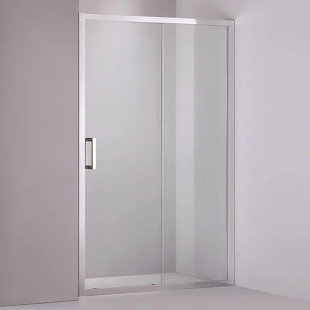 Adjustable 800-900mm Wall to Wall Sliding Door Glass Shower Screen in Chrome