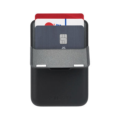 Case-Mate Magnetic Leather Flip Wallet Case - For MagSafe - Black